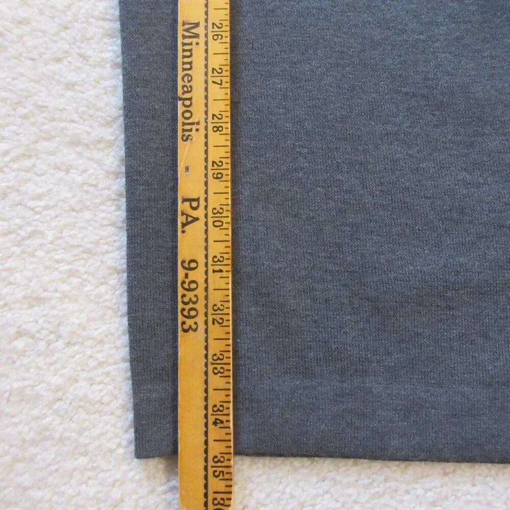 💕 EILEEN FISHER 100% Wool Ash Gray Crop Pants in Large - LIKE NEW 💕 - Picture 5 of 7